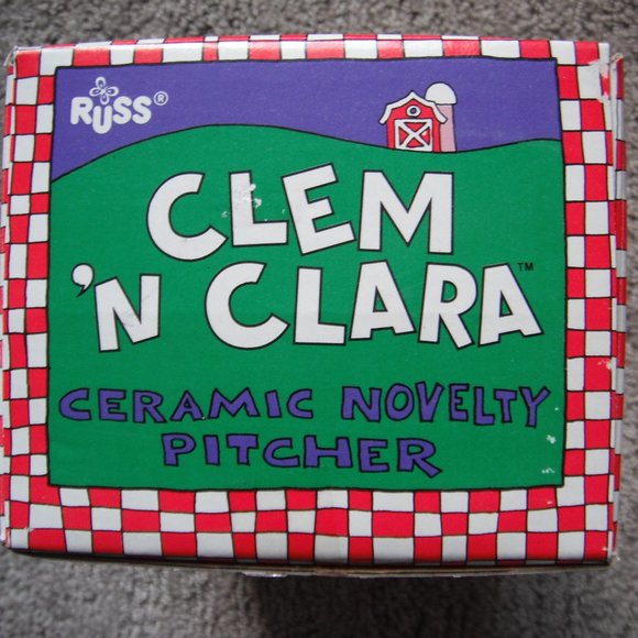 Russ & Berrie Ceramic Novelty Cow Pitcher - Picture 5 of 7